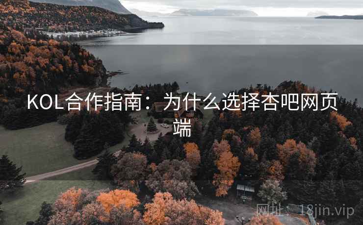 KOL合作指南:为什么选择杏吧网页端